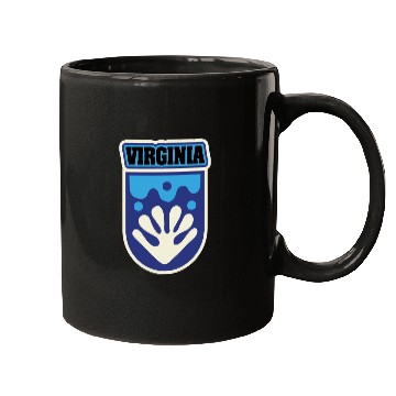 Discover US States VIRGINIA Mugs