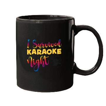 Discover Karaoke Singer 80s Retro I Mugs