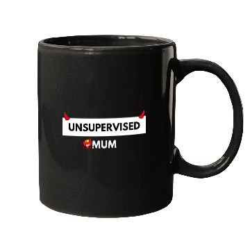 Discover UNSUPERVISED MUM FUNNY CUTE DESIGN Mugs