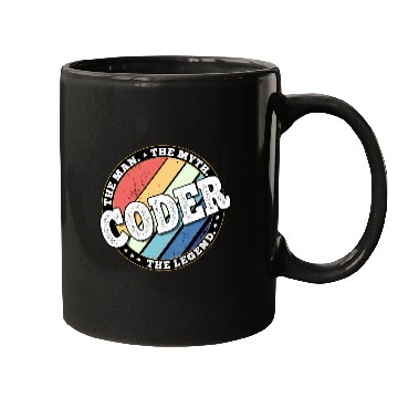 Discover Coder. The man. The myth. The legend. Mugs