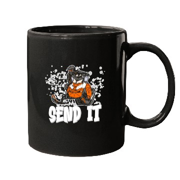 Discover Send It Ride Like You Stole It Snowmobile Mugs