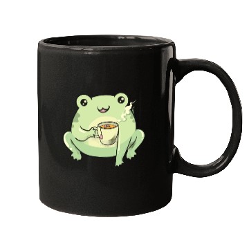 Discover Funny Kawaii Frog Tea Cute Frog Mugs