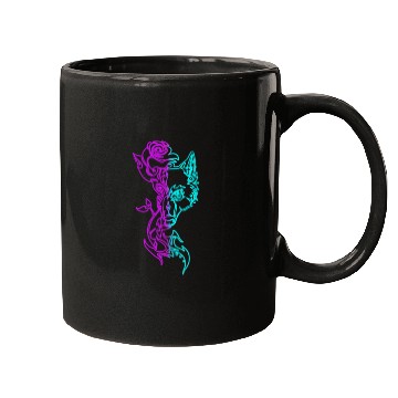Discover Wolf and Rose Mugs