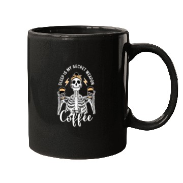 Discover Skeleton Drink Tired Mom needs Coffee Mugs