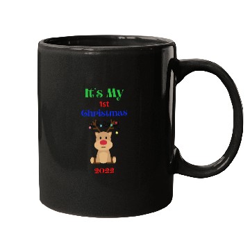 Discover its My First christmas deer Mugs