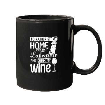 Discover Wine and Labrador Mugs