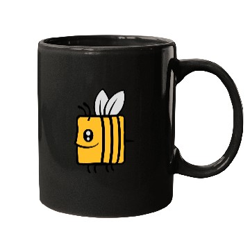 Discover Square little cute bee Mugs