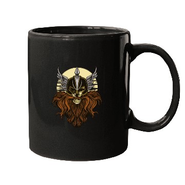 Discover Bearded beard viking helmet Bearded beard viking h Mugs