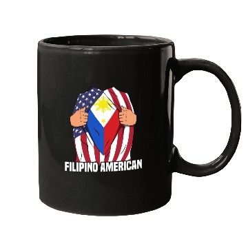 Discover Hero Design for Proud American Pinoys Mugs