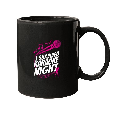 Discover Karaoke Singer I Survived Karaoke Mugs