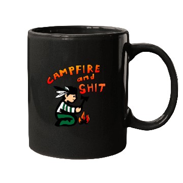 Discover campfire and shit Mugs
