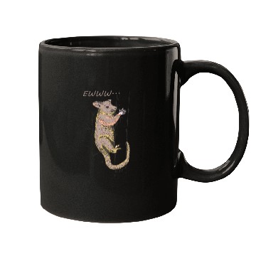 Discover Funny Opossum, Opossum EWWW Mugs