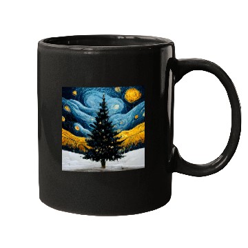 Discover Van Gogh Design Christmas Mugs