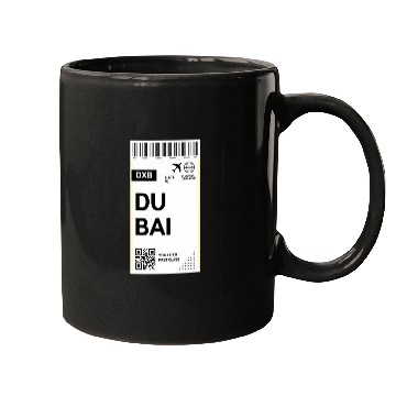 Discover Destination Dubai Airport Travel pass Mugs