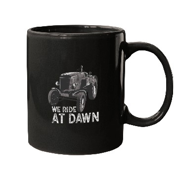 Discover We Ride At Dawn Dad Lawn Mower Make Laugh Day Yard Mugs