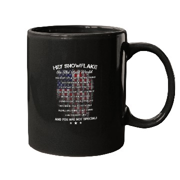 Discover Hey Snowflake In The Real World Veteran Mugs