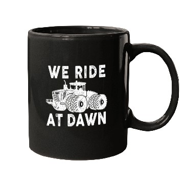 Discover We Ride At Dawn Dad Lawn Mower Make Laugh Day Yard Mugs