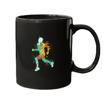 Discover Splash running jogging man Mugs