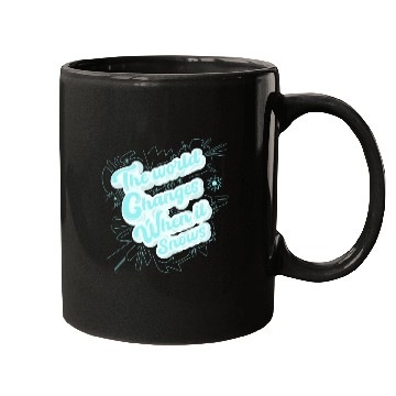 Discover The world changes when it snows Mugs