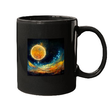 Discover Full moon and Sun Mugs