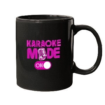 Discover Karaoke Singer 80s Retro Karaoke Mugs