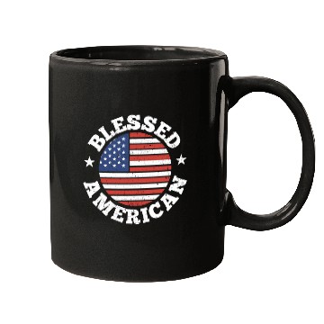 Discover Blessed American America USA US Patriotic Mugs