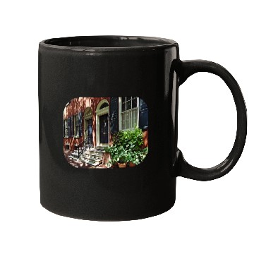 Discover Philadelphia PA - Street in Society Hill Mugs
