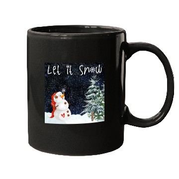 Discover Snowman - Let it snow Mugs