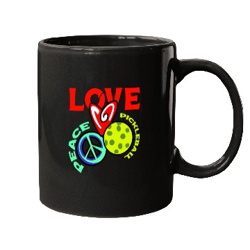 Discover I Love Pickleball Funny Pickle Ball Player Mugs