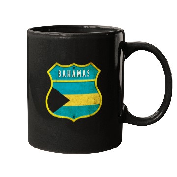 Discover Bahamas coat of arms flag design Mugs