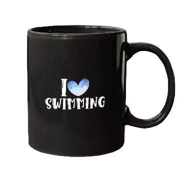Discover I Love Swimming Swimmer Swim Mugs