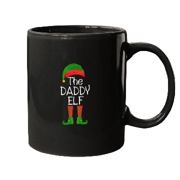Discover THE DADDY ELF, Funny Christmas gift idea print Mugs