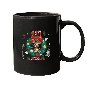 Discover Christmas reindeer Mugs