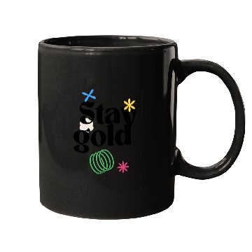 Discover Stay gold Mugs