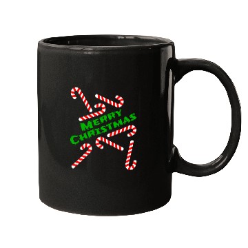Discover Candy Cane Merry Christmas Gift Idea sweets winter Mugs