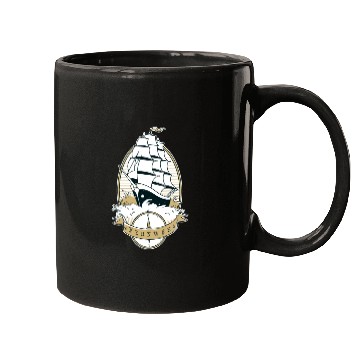 Discover Old school ship waves sea sailing Old school ship Mugs