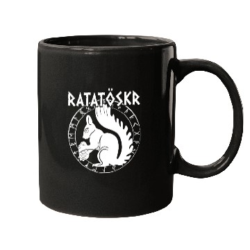 Discover Ratatoskr Norse Squirrel Viking Vikings Mugs