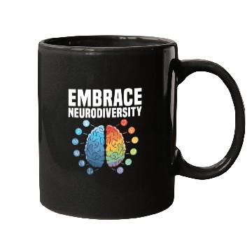 Discover Embrace Neurodiversity Mugs