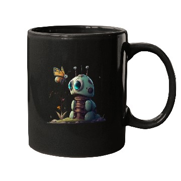 Discover Robot Butterfly Mugs
