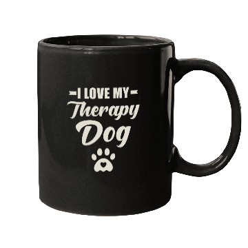 Discover I Love My Therapy Dog Mugs