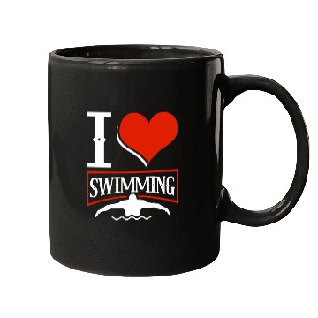 Discover I Love Swimming Swimmer Swim Mugs