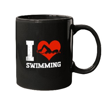 Discover I Love Swimming Swimmer Swim Mugs