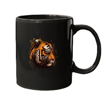 Discover Scary Tiger Mugs