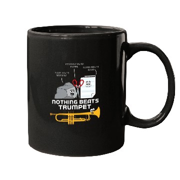 Discover Rock Paper Siccor Nothing Beats Trumpet Mugs