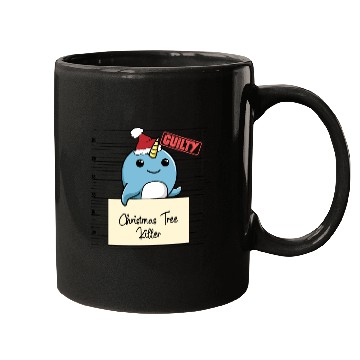 Discover Narwhal christmas funny prison Mugs