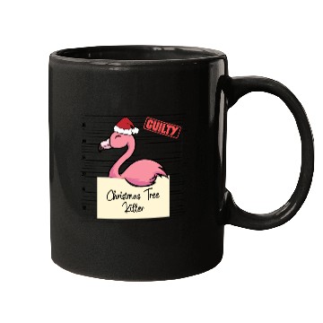 Discover Flamingo christmas funny prison Mugs