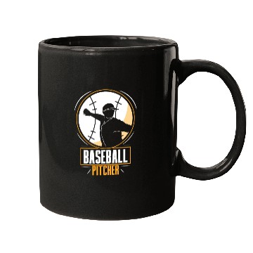 Discover Baseball Pitcher Hobby Player Sayings Mugs