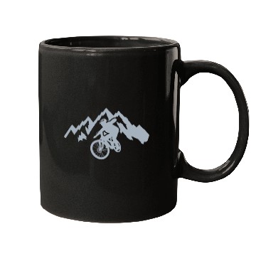 Discover Mountain bike mountains cycling downhill Mugs