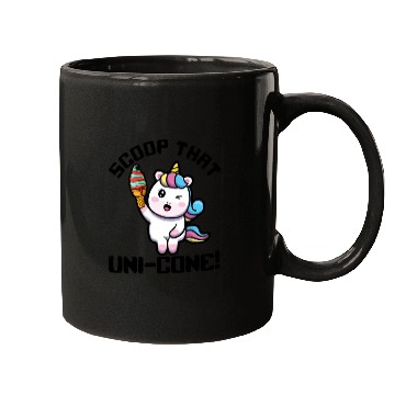 Discover Rainbow Cute Unicorn Ice Cream Lover Mythical Mugs