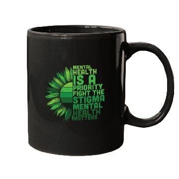 Discover Mental Health Sunflower Mugs